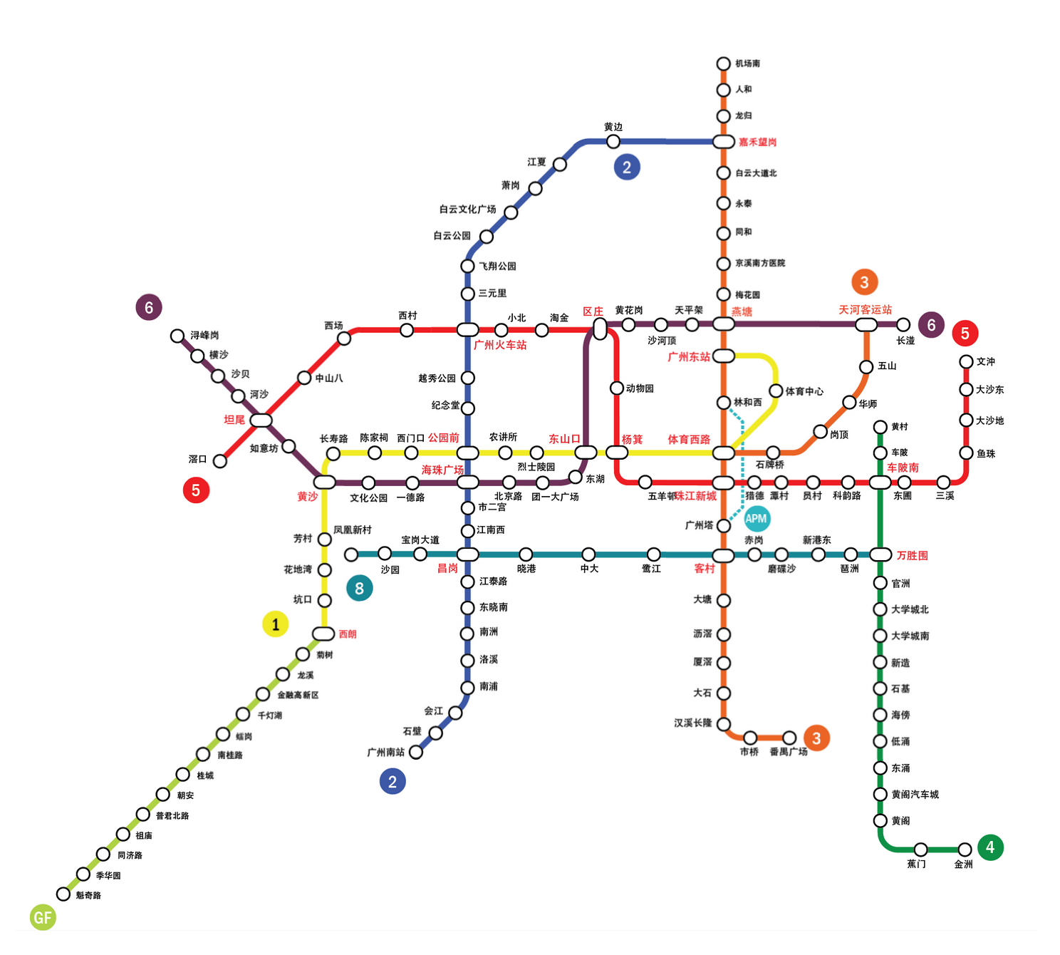 广州地铁最新线路图全景概览