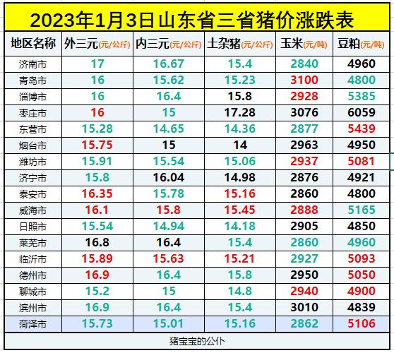 今日猪价格表概览与影响因素深度解析