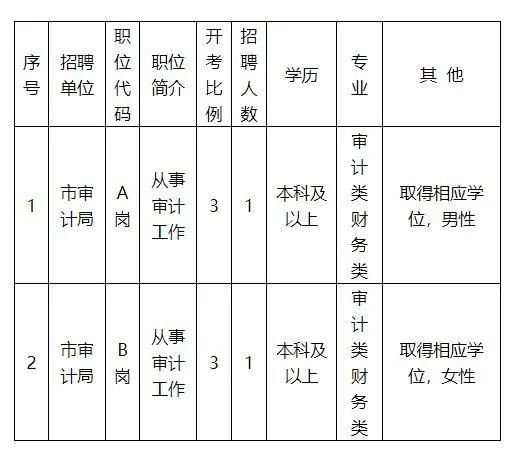 奇台县审计局最新招聘信息全面解析